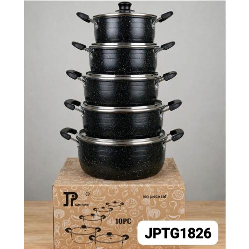 Jamespot JP 10 Piece Granite Non-Stick Cookware Set